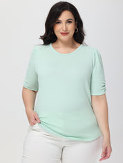 Plus Puff Sleeve Top