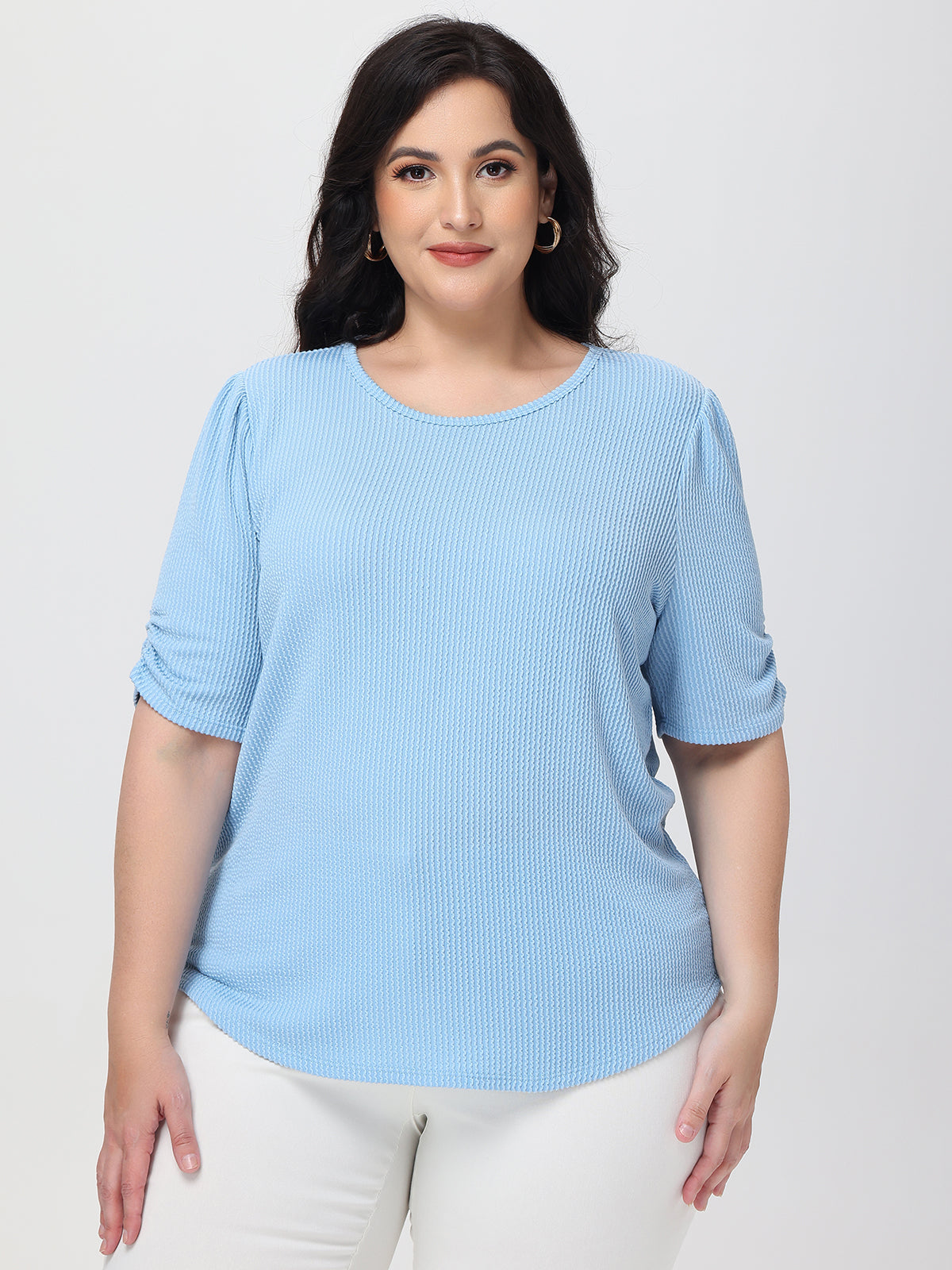 Plus Puff Sleeve Top