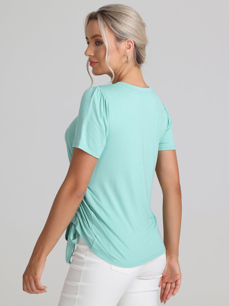 Ruched Side Tee