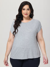 Plus Dolman Sleeve Crewneck Tee