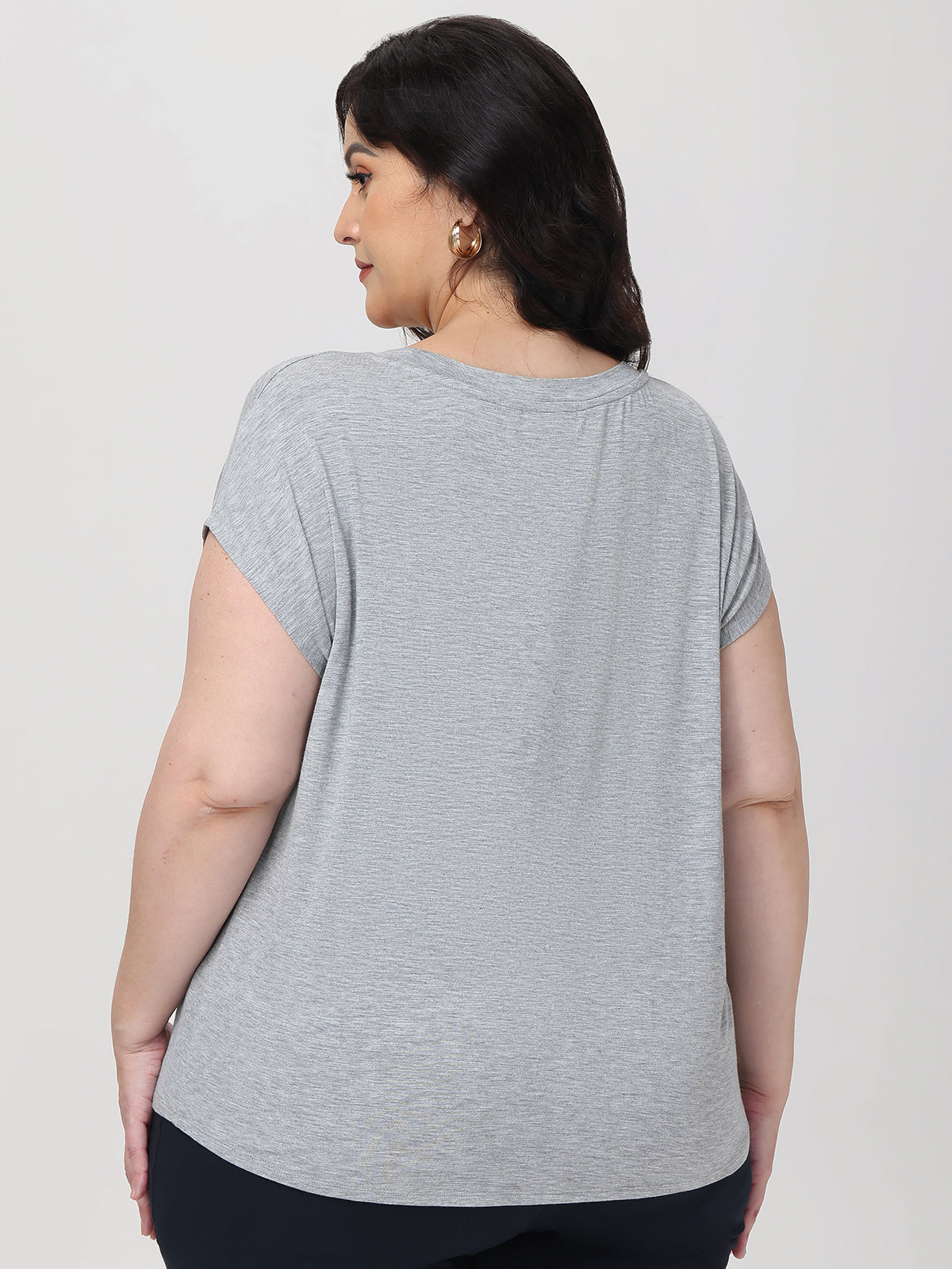 Plus Dolman Sleeve Crewneck Tee