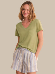 V-Neck Pocket Tee