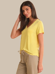 V-Neck Pocket Tee