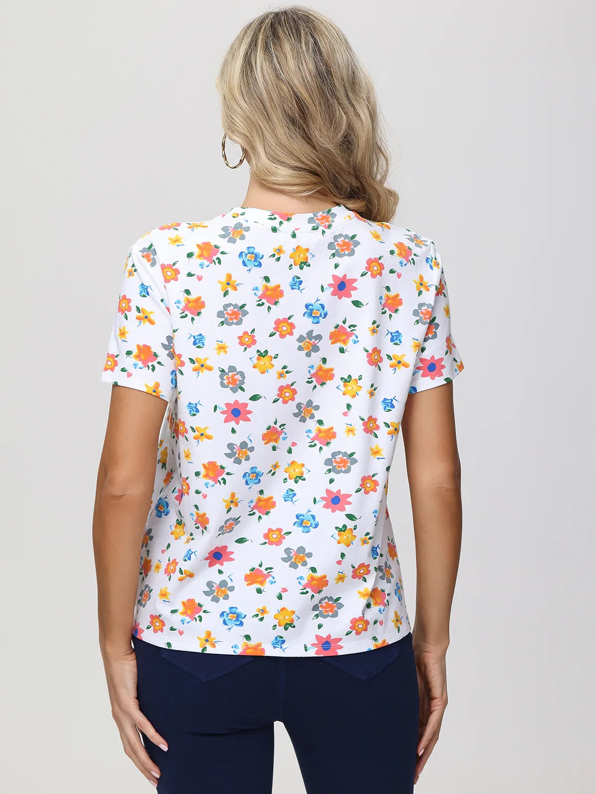Floral Crewneck Tee