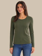Scoop Neck Slim Fit Tops