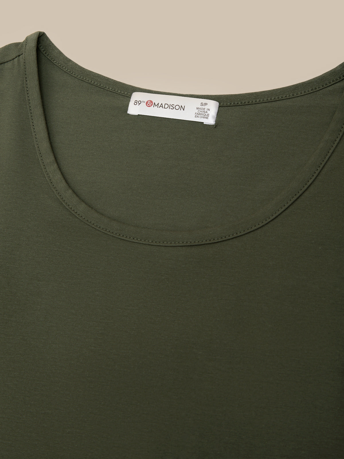 Scoop Neck Slim Fit Tops