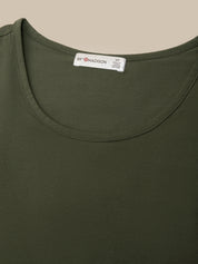 Scoop Neck Slim Fit Tops
