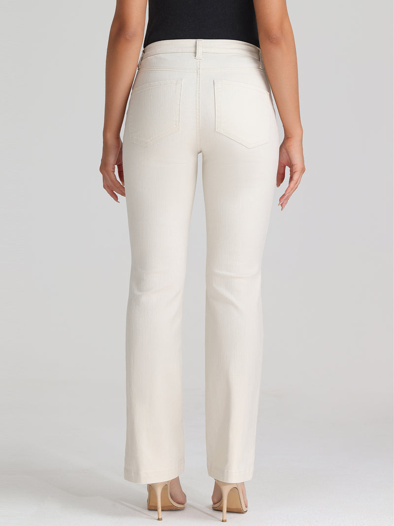 Mid-Rise Flare Jeans