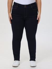 Plus Skinny High Rise Jean In Dark Wash