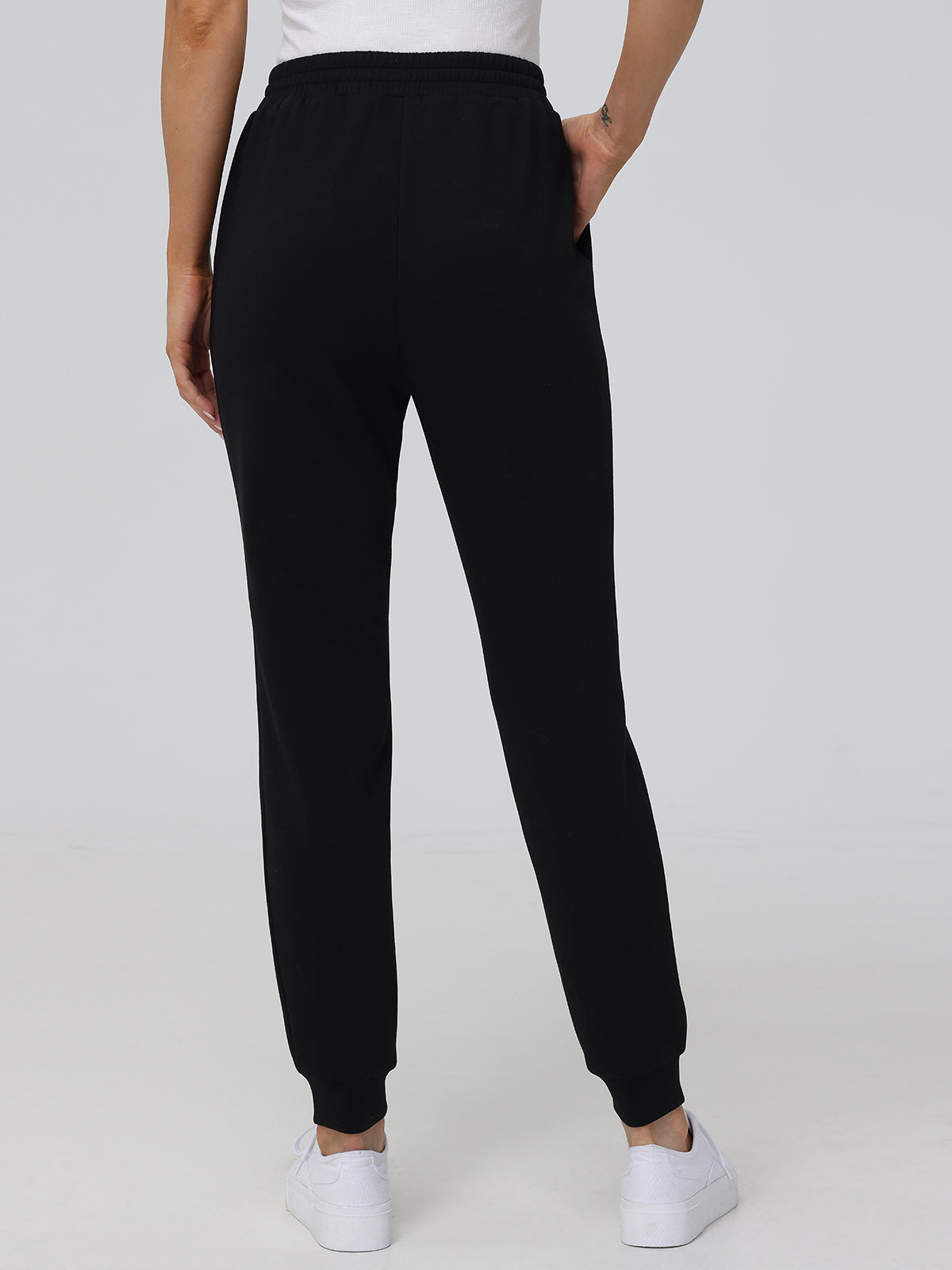 High-Rise Cuffed Joggers