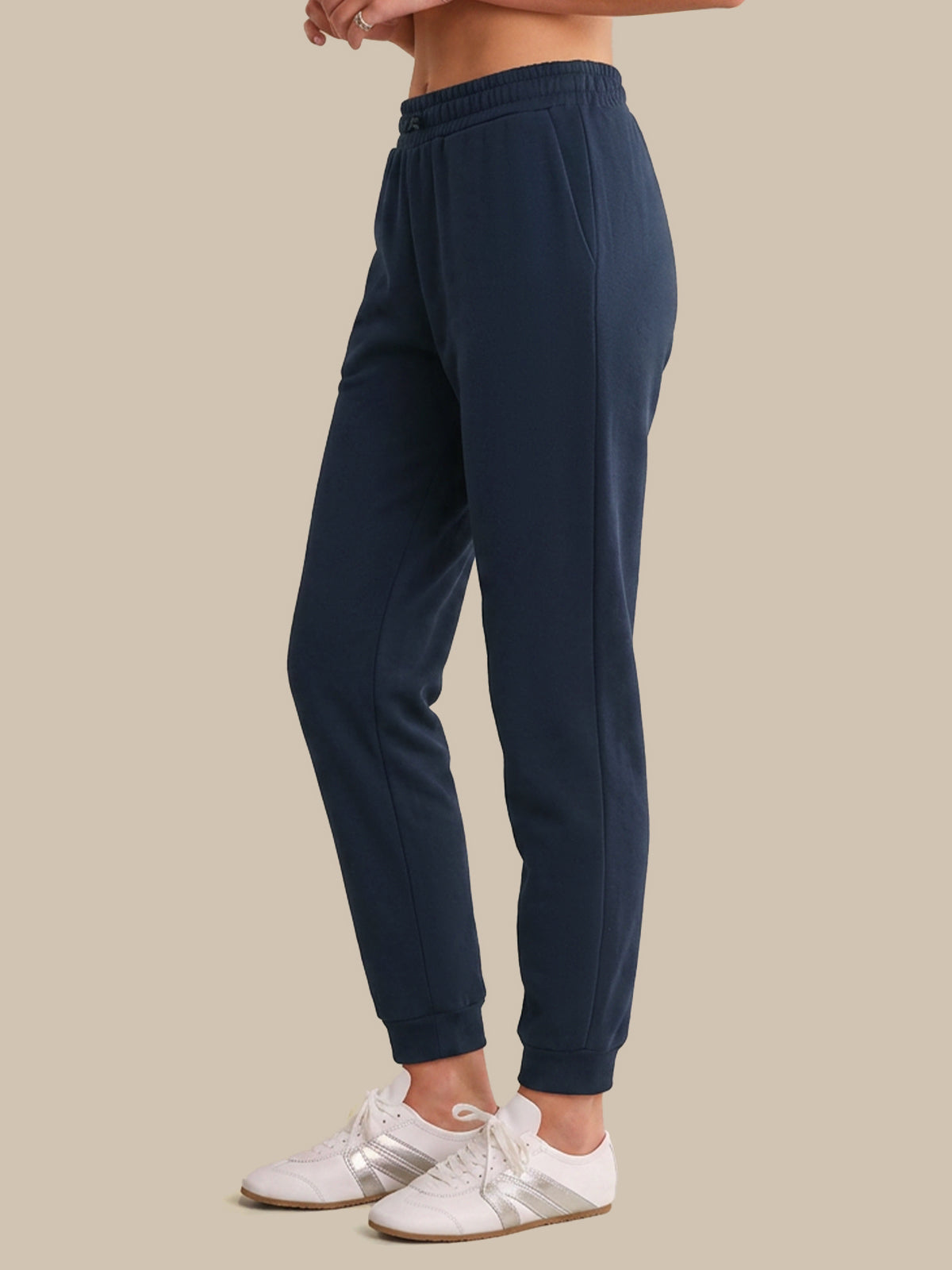 High-Rise Cuffed Joggers
