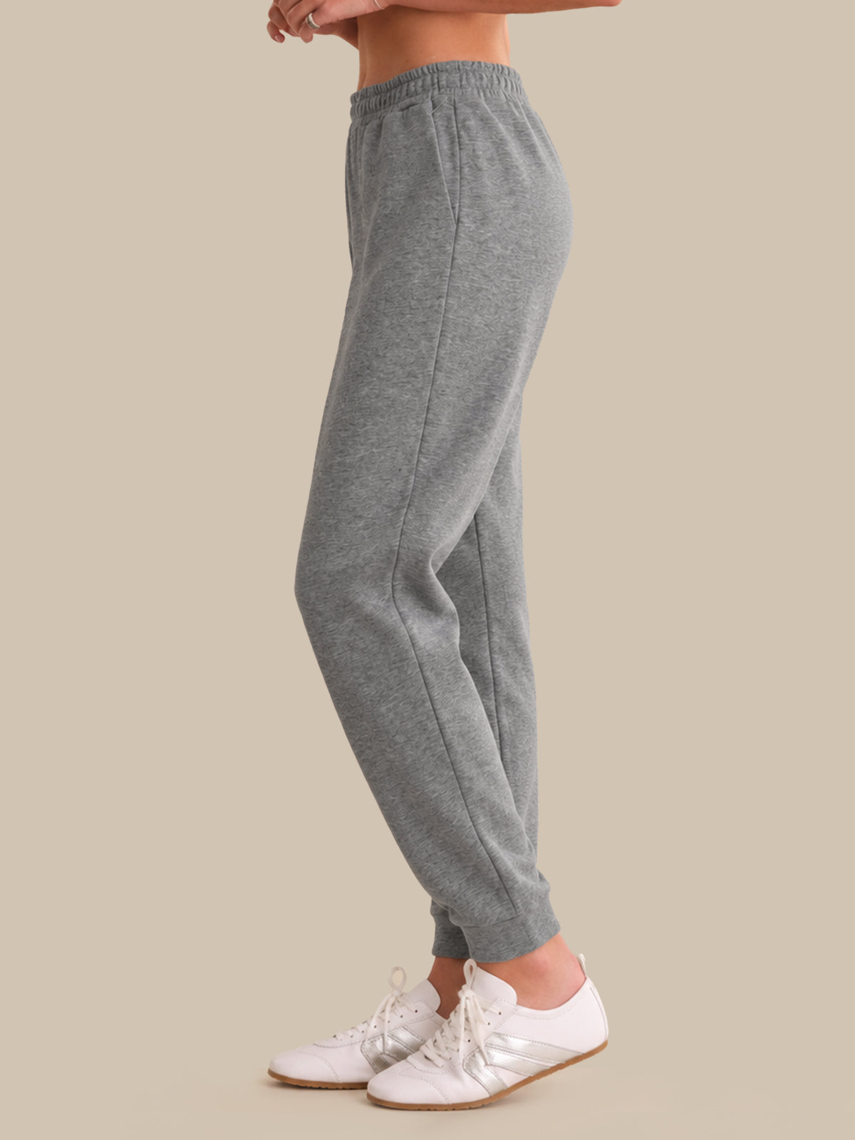 High-Rise Cuffed Joggers