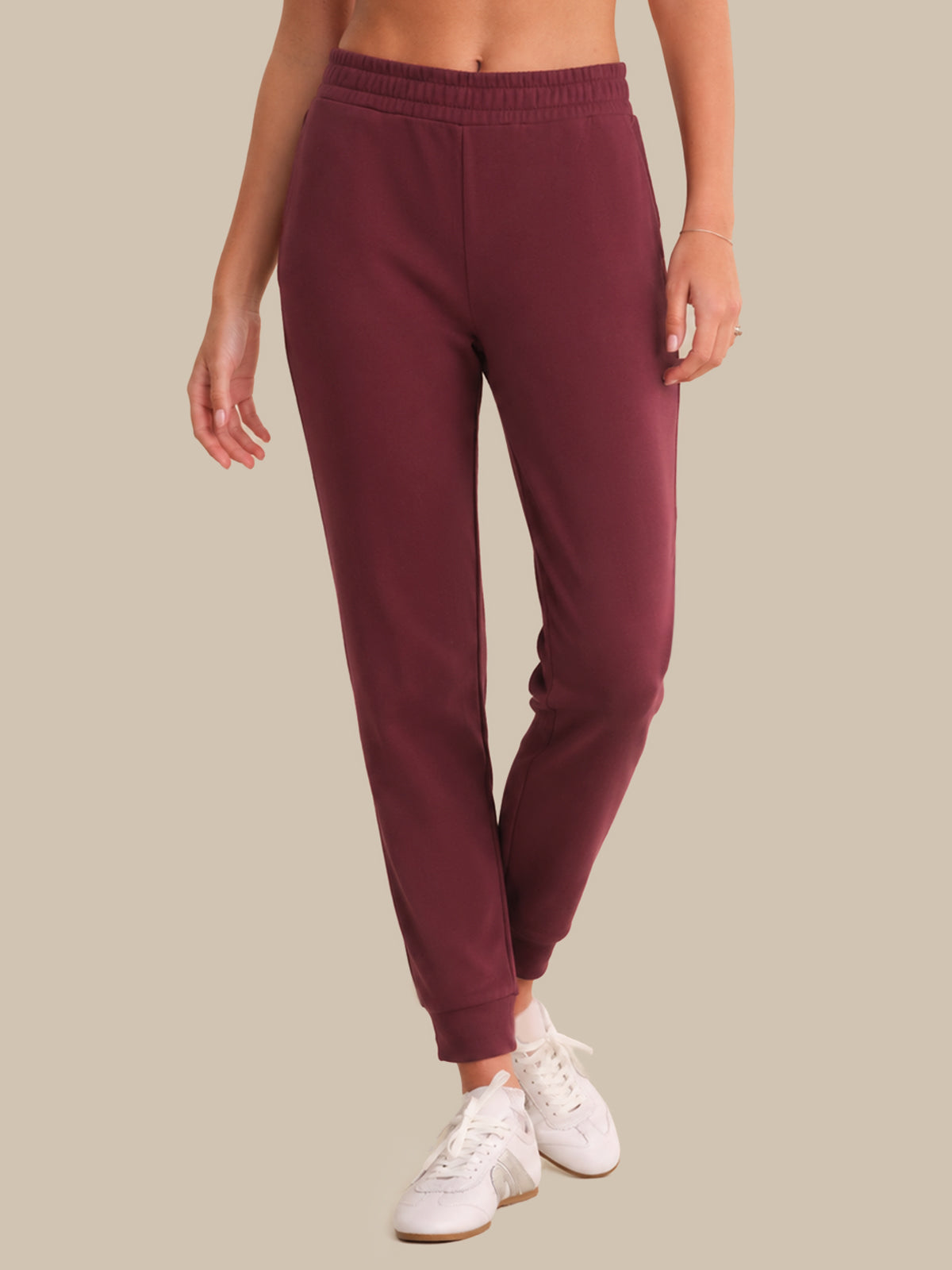 High-Rise Cuffed Joggers