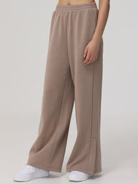 High-Rise Wide Leg Track Pants