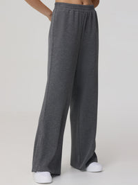 High-Rise Wide Leg Track Pants