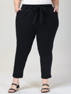 Plus Pull-On Tie Waist Pants