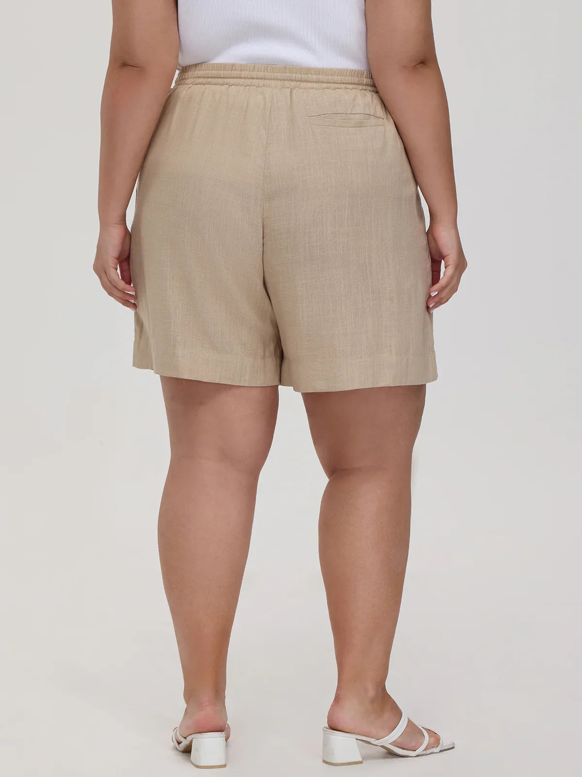 Plus High Rise Short Bottom