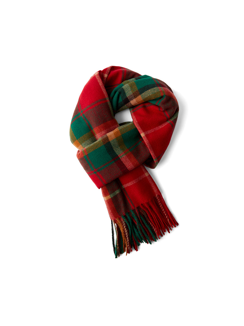 Plaid Woven Scarf