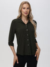 Tailored Button-Down Cool Blouse