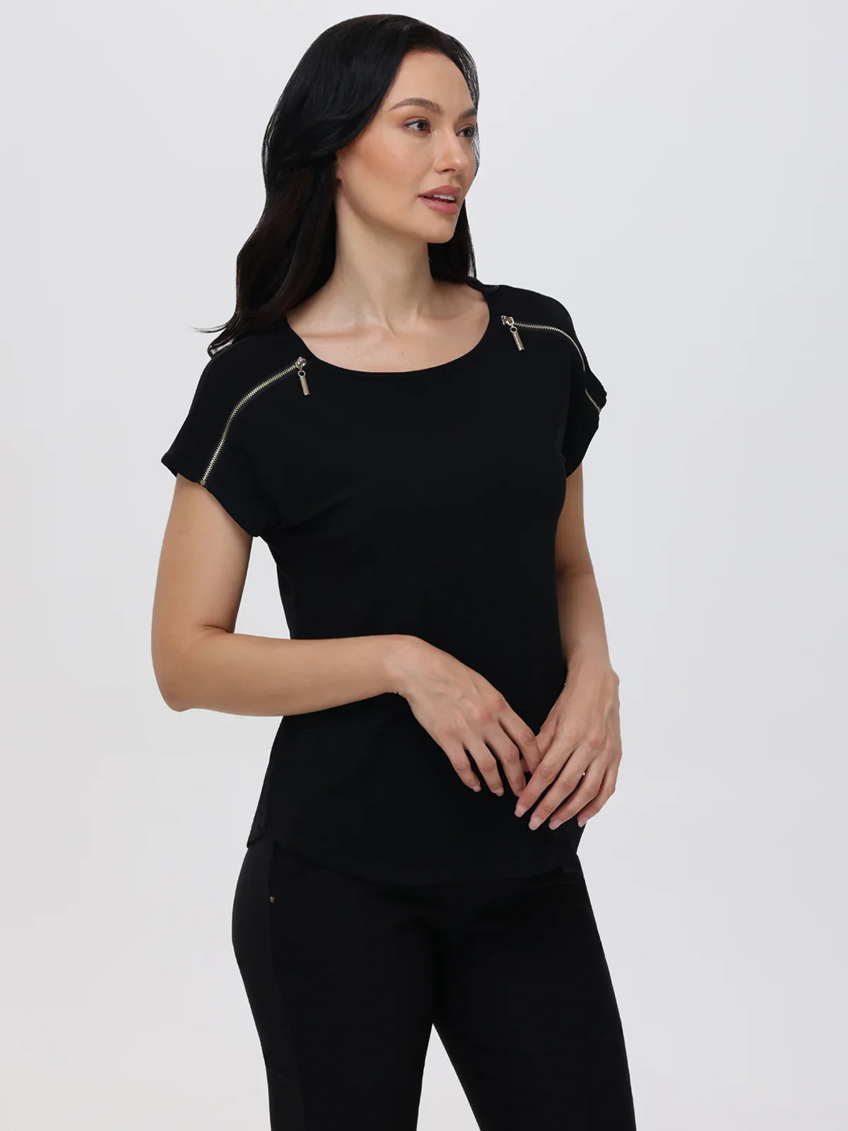 Cap-Sleeve Cool Feel Top