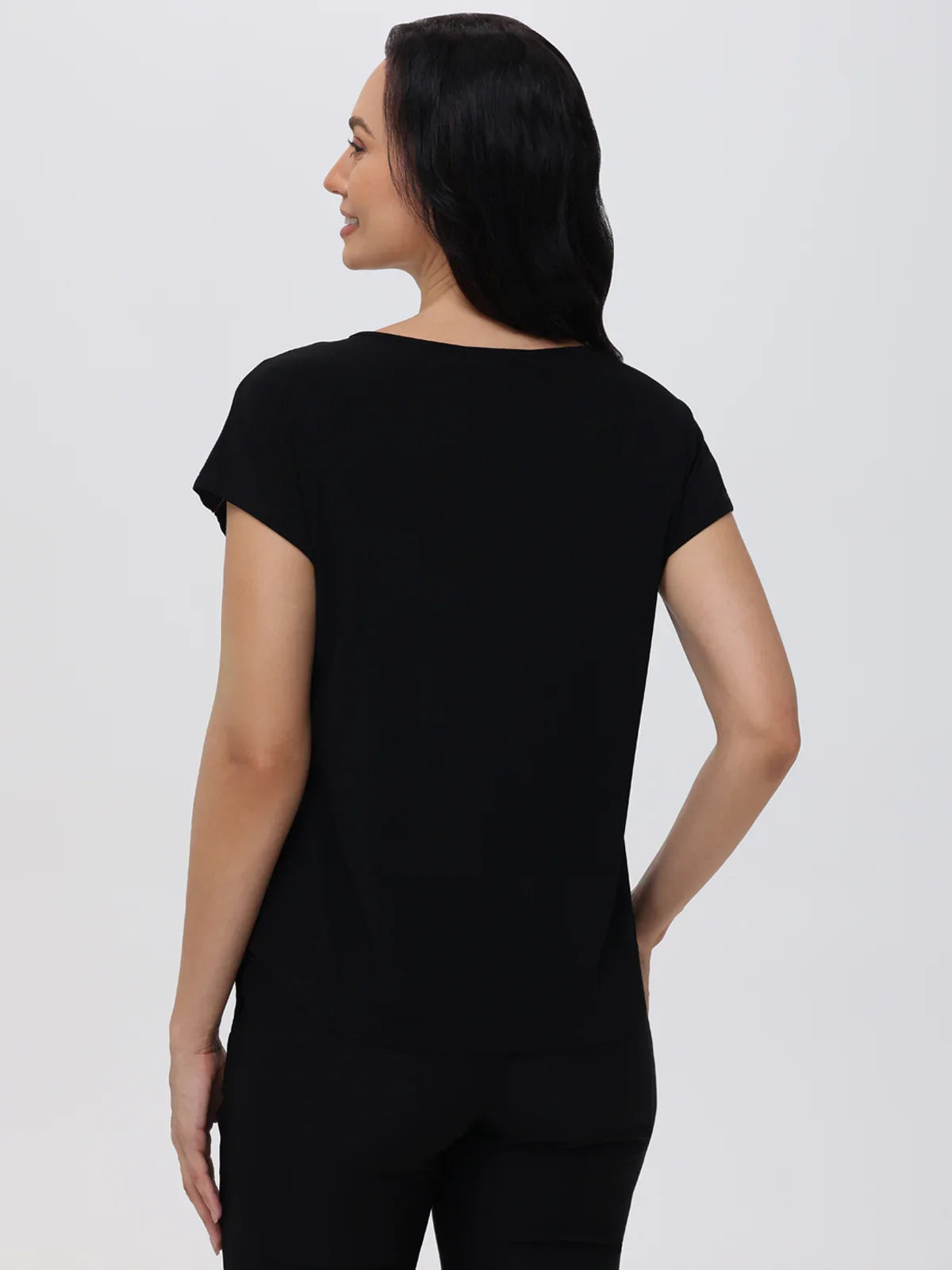 Cap-Sleeve Cool Feel Top