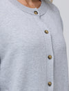 Crewneck Button Front Cardigan