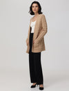 Cable Long Cardigan