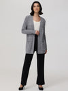 Cable Long Cardigan