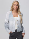 Ombre Pointelle Cardigan