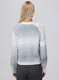 Ombre Pointelle Cardigan