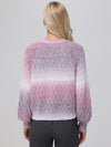 Ombre Pointelle Cardigan