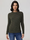 Mixed Cable Roll Neck Pullover