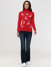 Reindeer Turtleneck Sweater