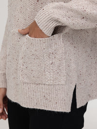 Fleck Turtleneck Sweater