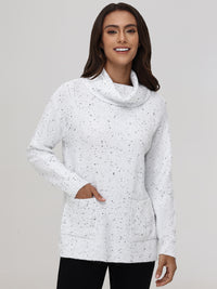 Fleck Turtleneck Sweater