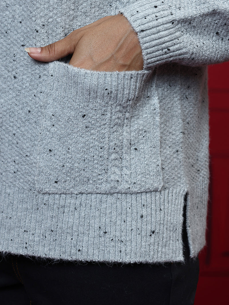 Fleck Turtleneck Sweater