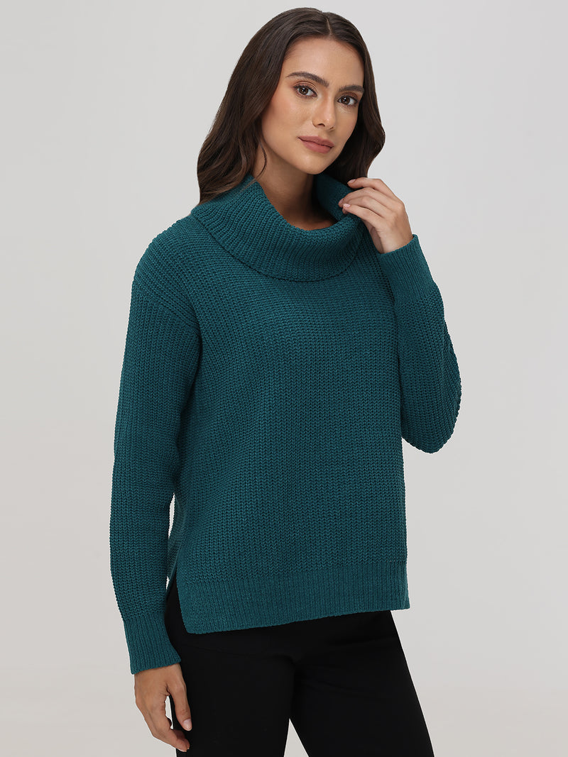 Chenille Turtleneck Sweater