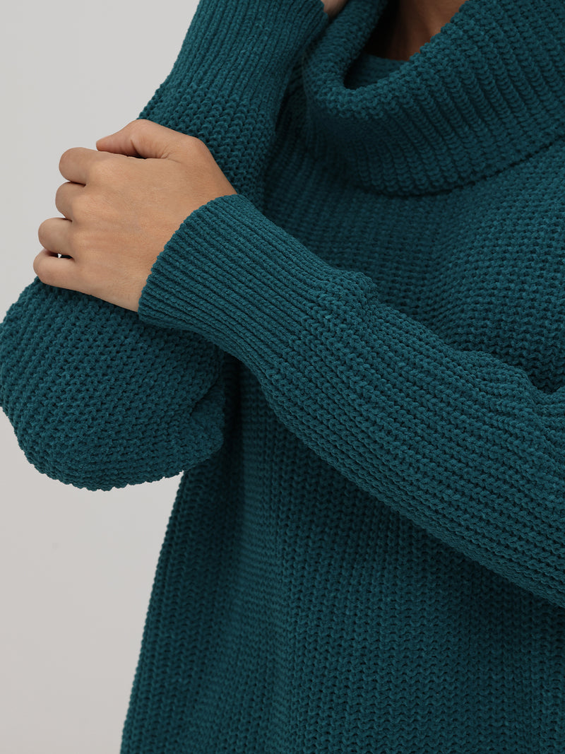 Chenille Turtleneck Sweater