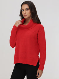 Chenille Turtleneck Sweater