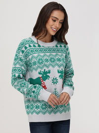 Holiday Fair Isle Crewneck Sweater