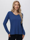 V-Neck Long Sleeve Tee