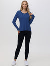 V-Neck Long Sleeve Tee