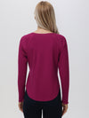 Rib Long Sleeve Henley Top