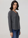 V-Neck Raglan Sleeve Top