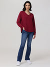 V-Neck Raglan Sleeve Top