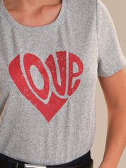 Love Heart Graphic Tee