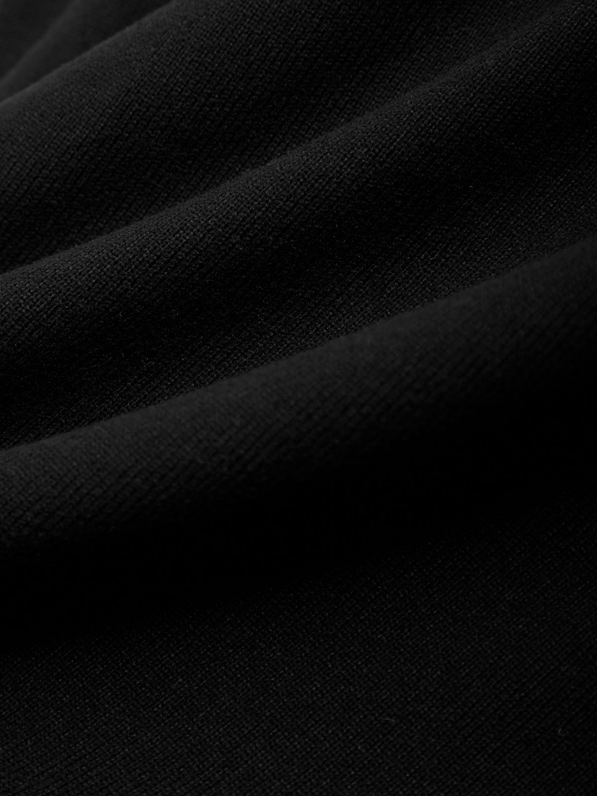 Close-up of black fabric texture