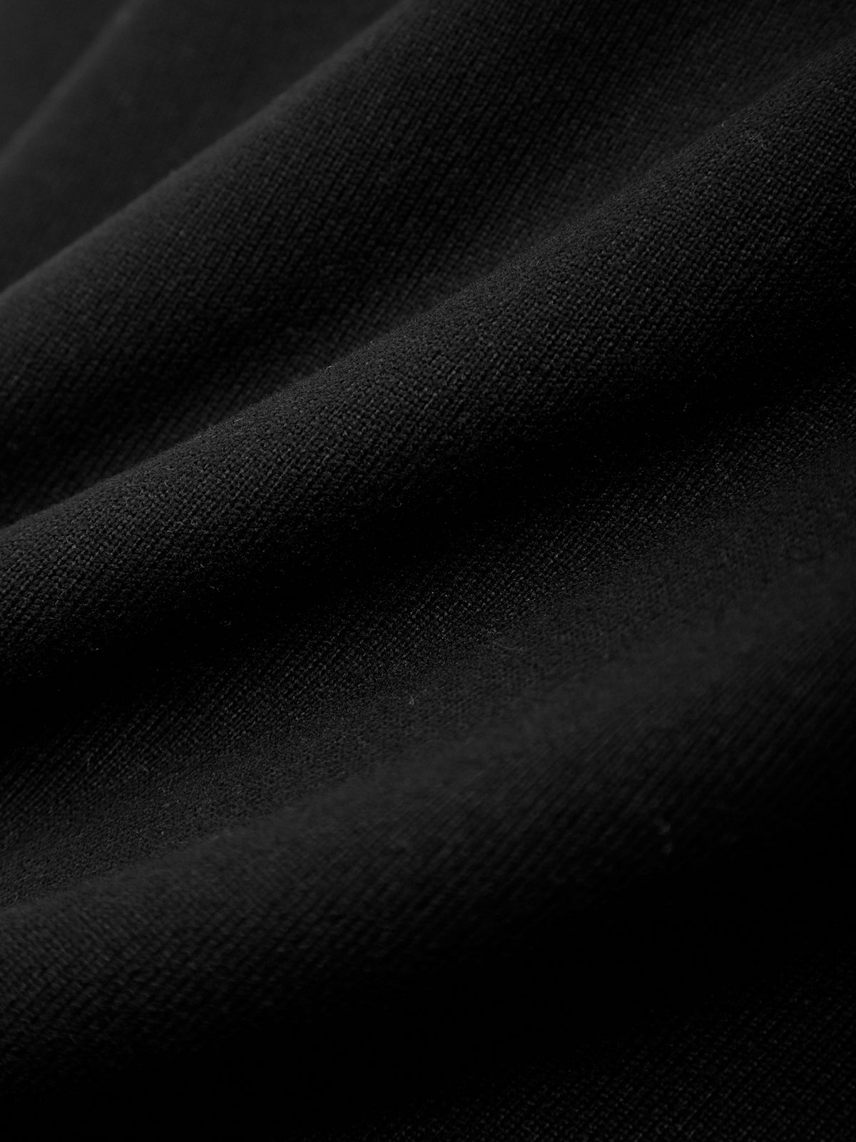 Close-up of black fabric texture