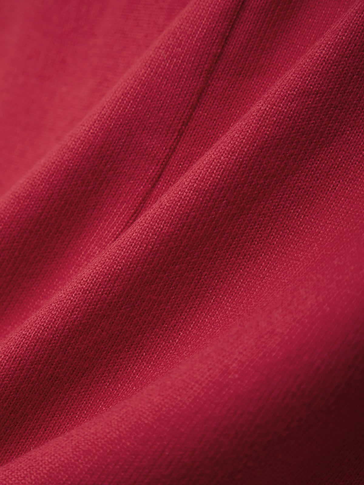 Close-up of red fabric texture