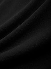 Close-up of black fabric texture